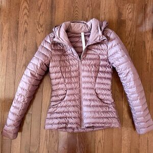 SOLD - Lululemon Pack It Down Jacket - Misty Mocha